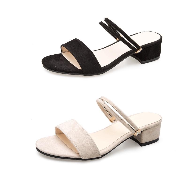 Giày Sandal Nữ Đế Dày Thời Trang Hàn