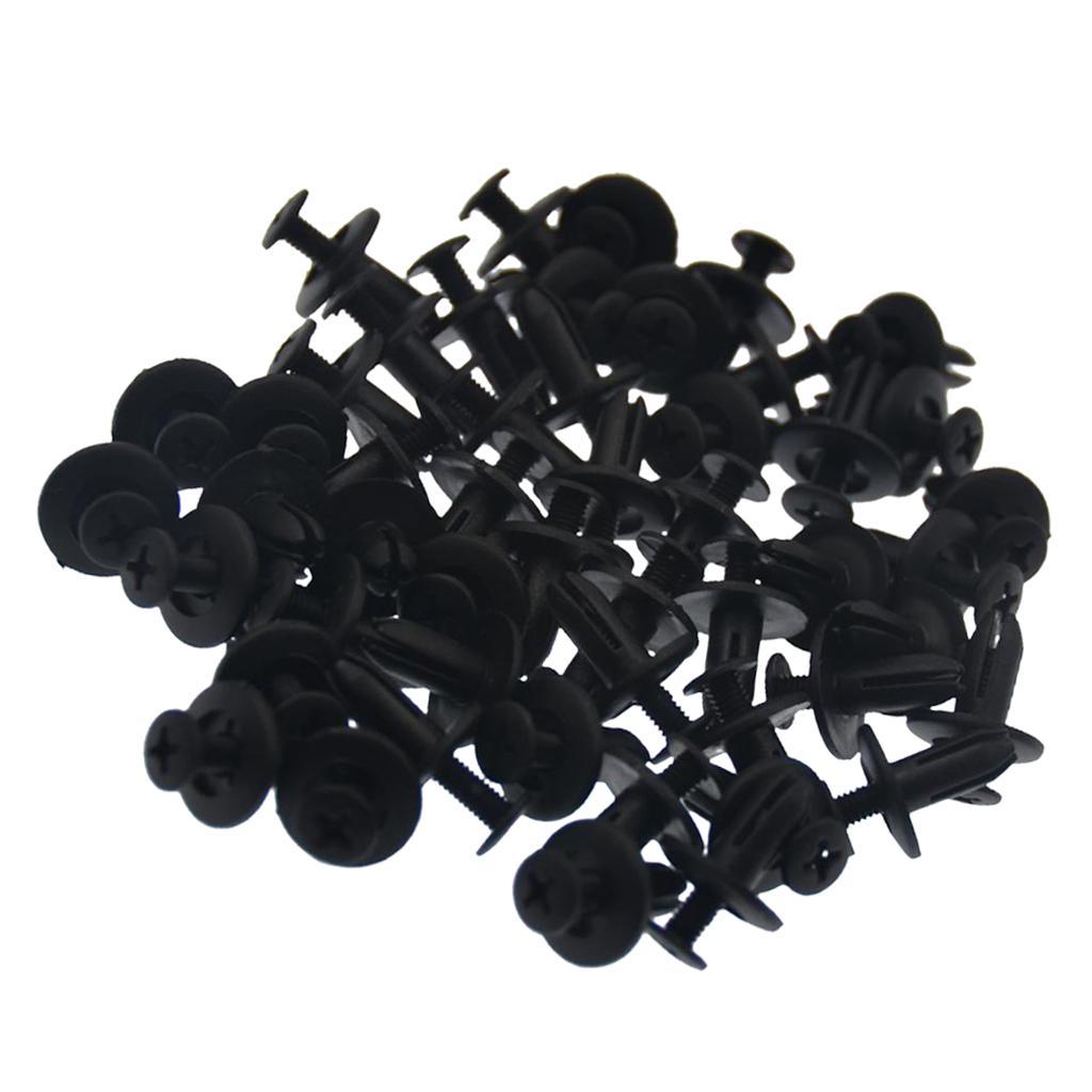 3X 50 Pieces Universal Car Auto Rivets Fasteners Retainer Clip Set