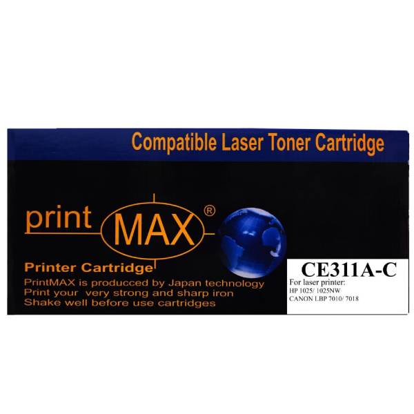 Hộp mực in Laser màu Xanh PrintMAX dành cho máy HP CE311A ( C ) - Canon 7018– Hàng Chính Hãng