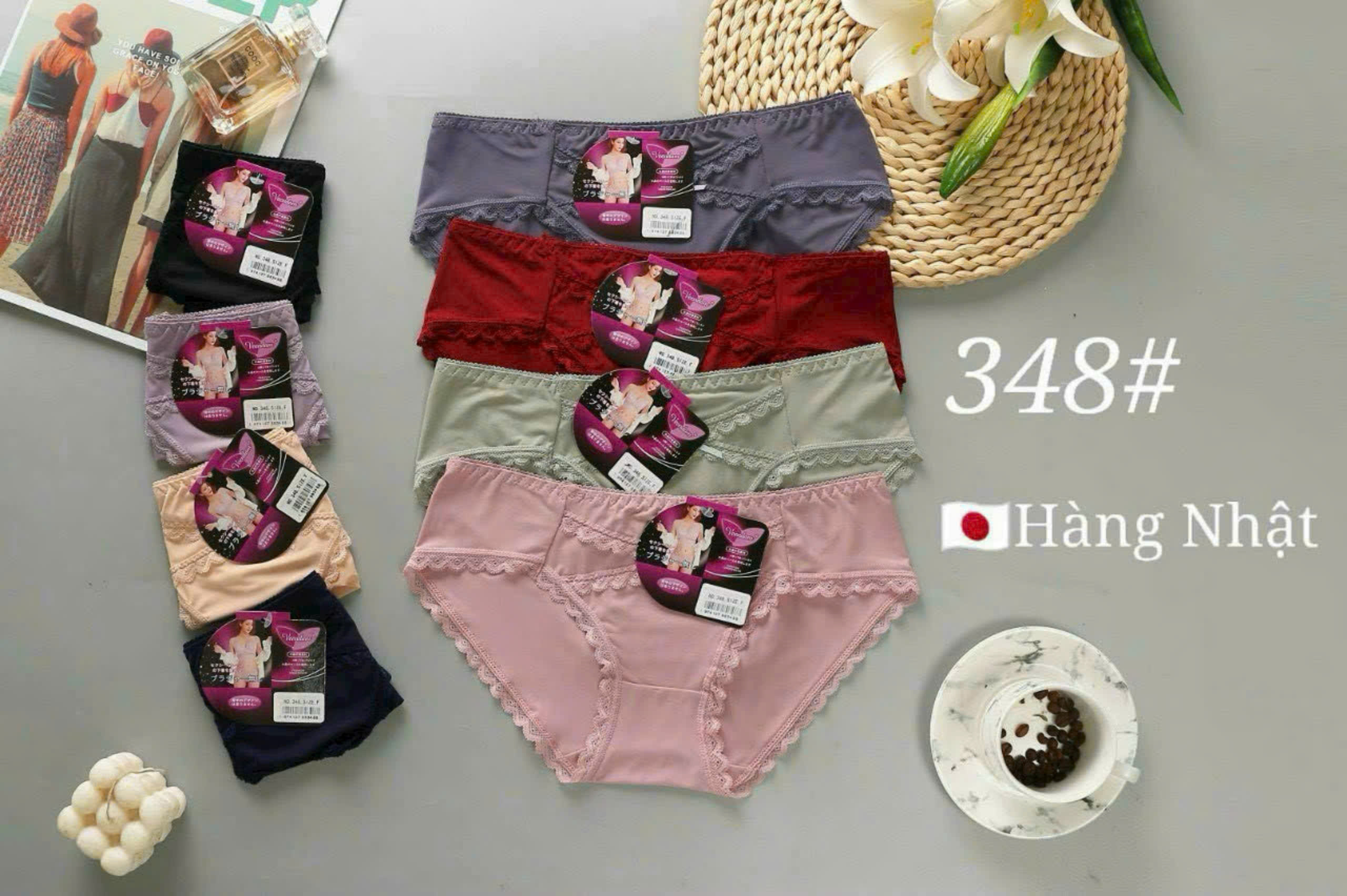 Bộ 10 Quần Lót Thun Lạnh Kẻ Nổi Thời Trang cao cấp 8318