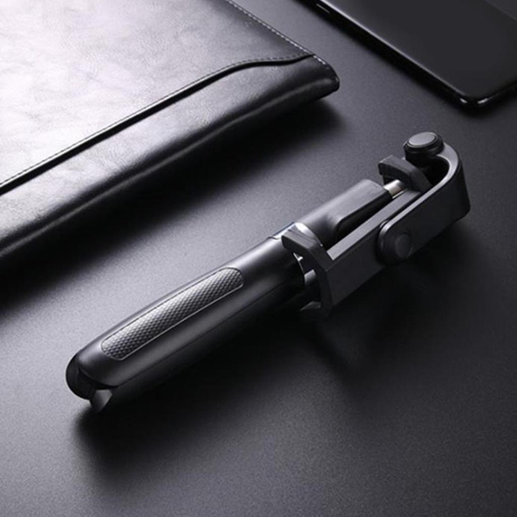 Selfie Stick Tripod Bluetooth Wireless Rotation Extendable Black