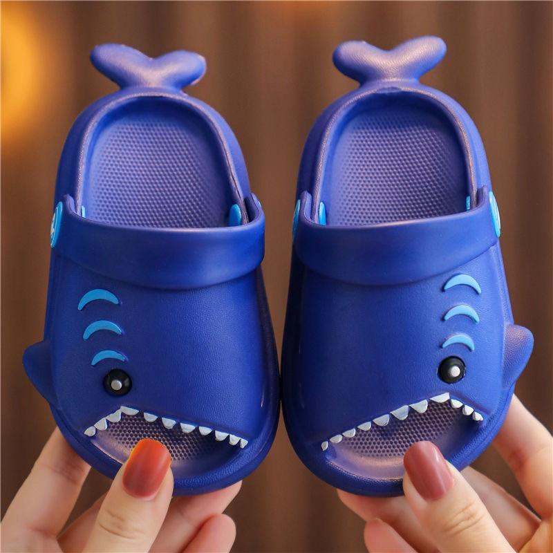 Dép Cho Bé Gái, Bé Trai, Dép Sục Quai Hậu Baby Shark, siêu nhẹ, chống trơn trượt