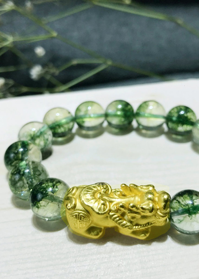 Vòng Tay Phong Thủy Ưu Linh Xanh V133