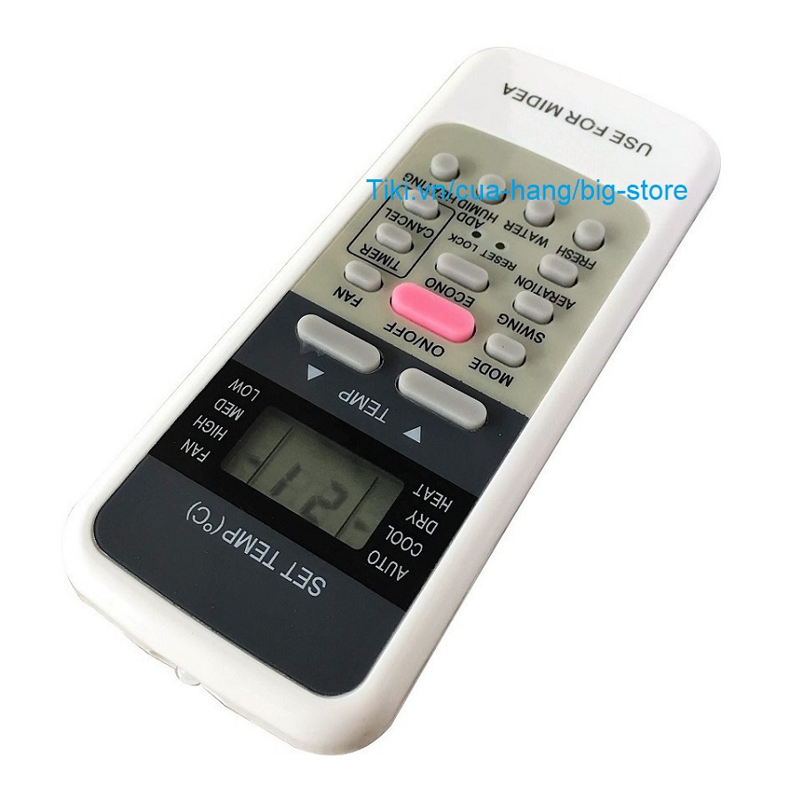 Remote Dành Cho Máy Lạnh Midea Điều Khiển Điều Hòa Inverter MSAF-10CRDN8 Kèm Pin