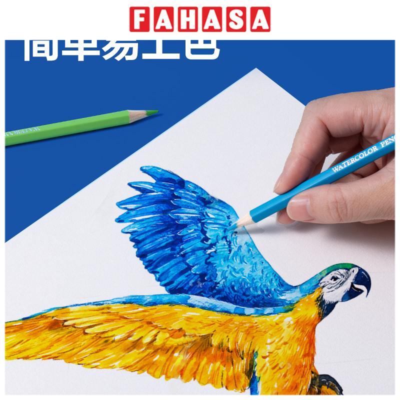 Hộp 72 Bút Chì Màu Nước - Hộp Thiếc - Deli HM451-72