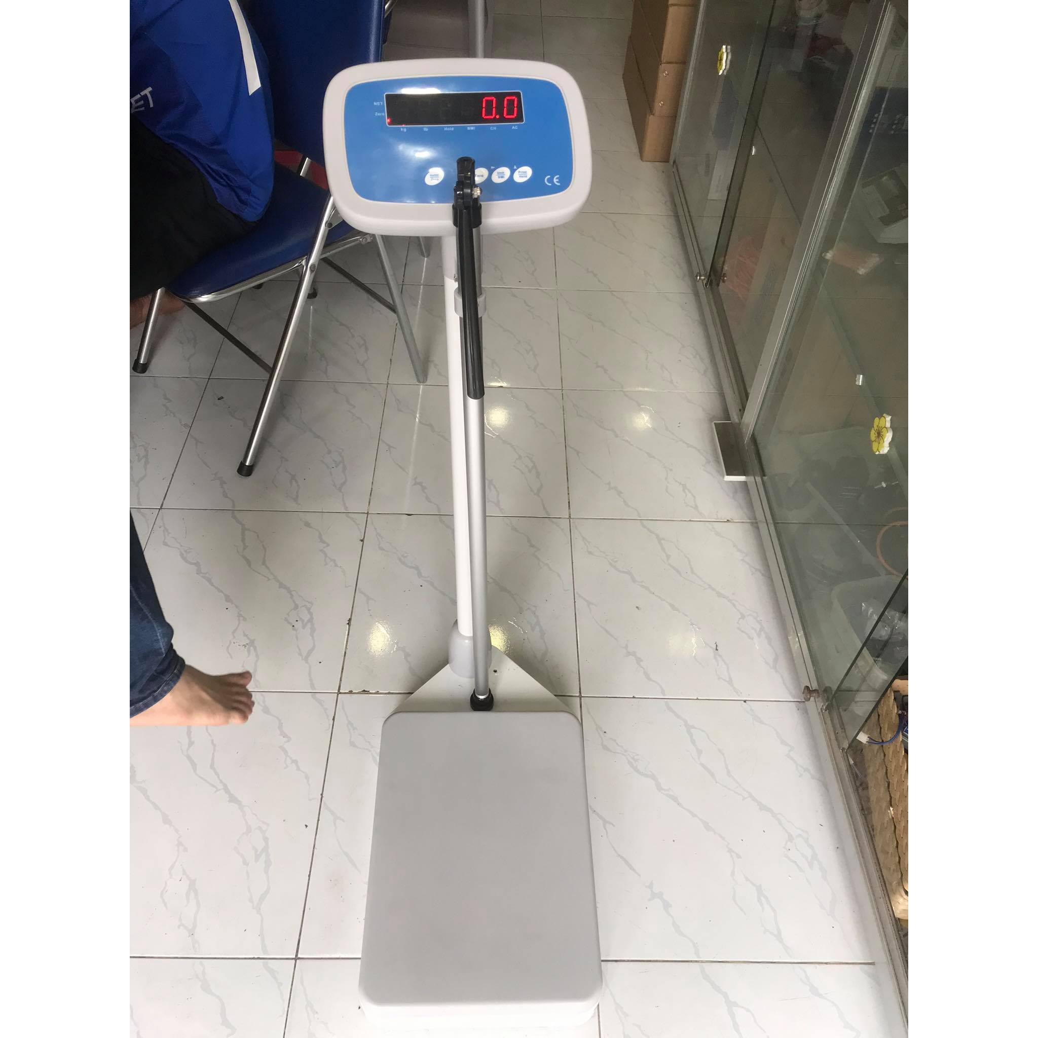 CÂN SỨC KHỎE ĐO CHIỀU CAO, CÂN ĐIỆN TỬ CÓ THƯỚC ĐO - 300KG