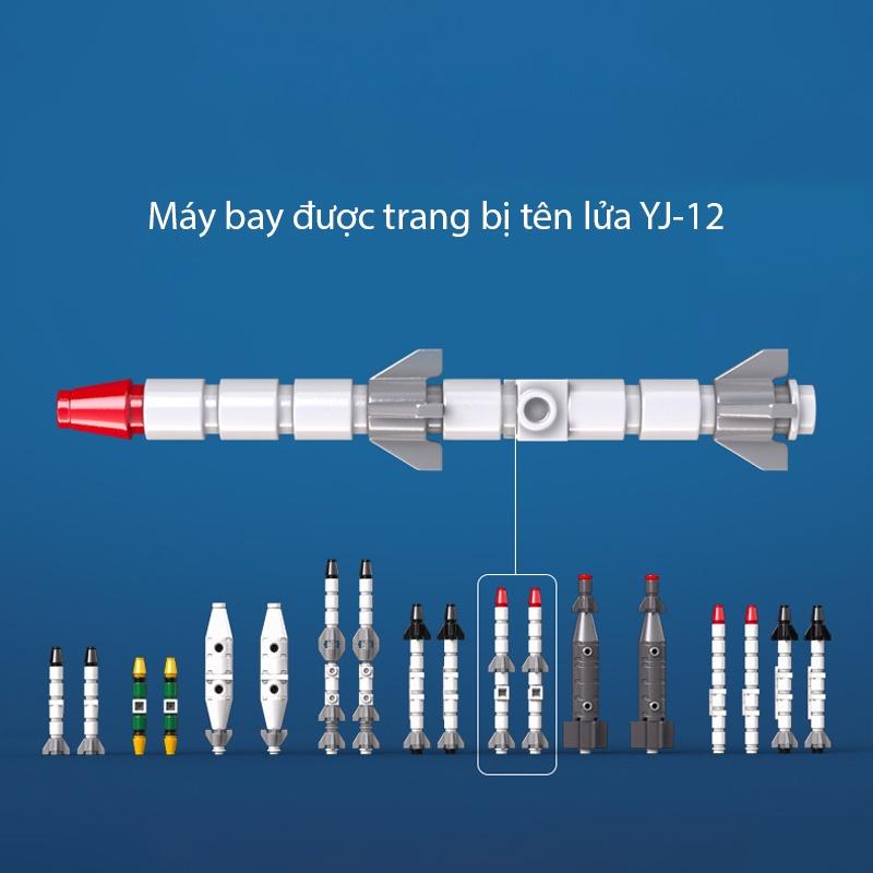 Đồ chơi Lắp ráp máy bay chuyên dụng tàu sân bay, Cada C56027 Xếp hình thông minh, Mô hình Máy bay