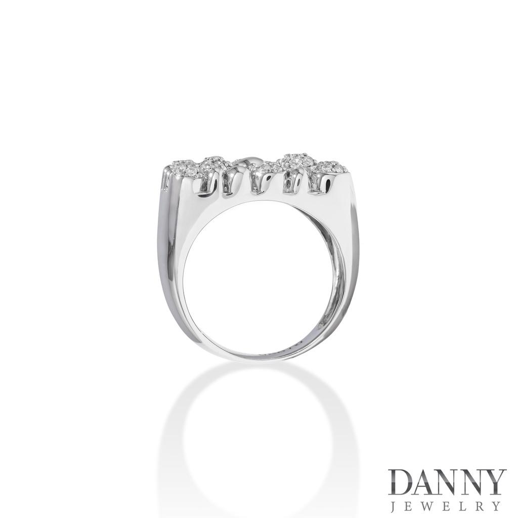 Nhẫn Nữ Danny Jewelry Bạc 925 Xi Rhodium Đính Đá CZ SPLRA193
