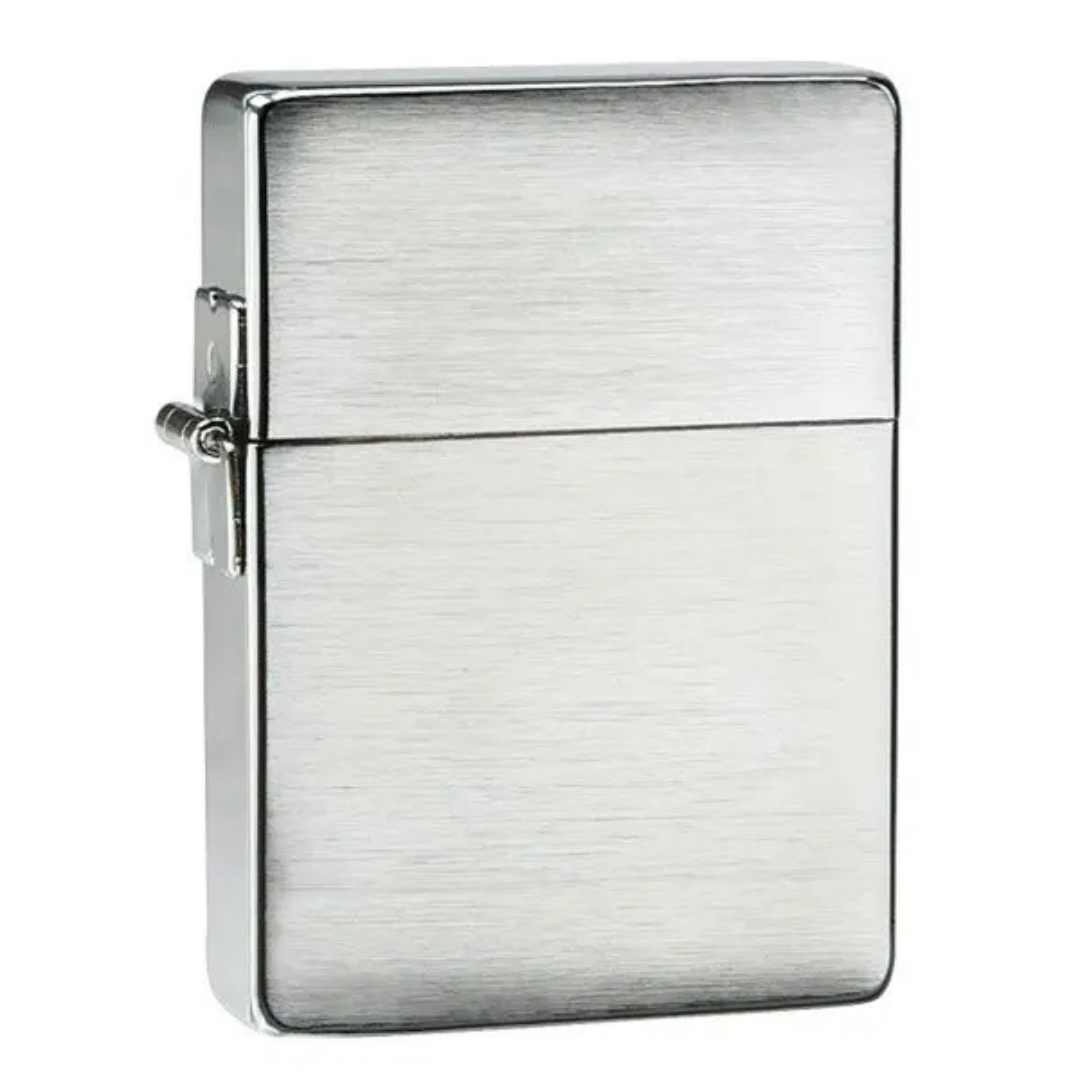Zippo 1935 Replica Brushed Chrome - Phiên Bản Tái Bản Năm 1935 - Bật Lửa Chống Gió Chính Hãng Mỹ