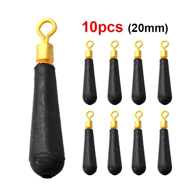 50pcs Copper Head Rubber Bobber Drift Fishing Floats Seat Vertical Fishing Float Rotation Buoy Seat Fishing Bobber Accesories