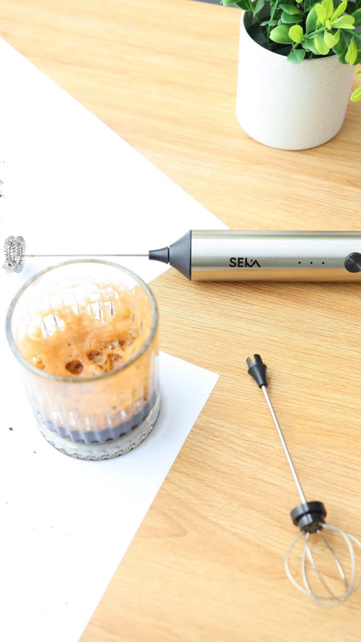 Máy Đánh Trứng Tạo Bọt Cafe SEKA SK788 Công Suất 20W 2 Đầu 3 Tốc Độ Tiện Lợi hàng nhập khẩu