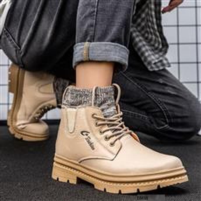 Phong cách mới nhất Martin boots Giày thường Hàn Quốc ins giày đôi hot khuyến mãi mới nhất