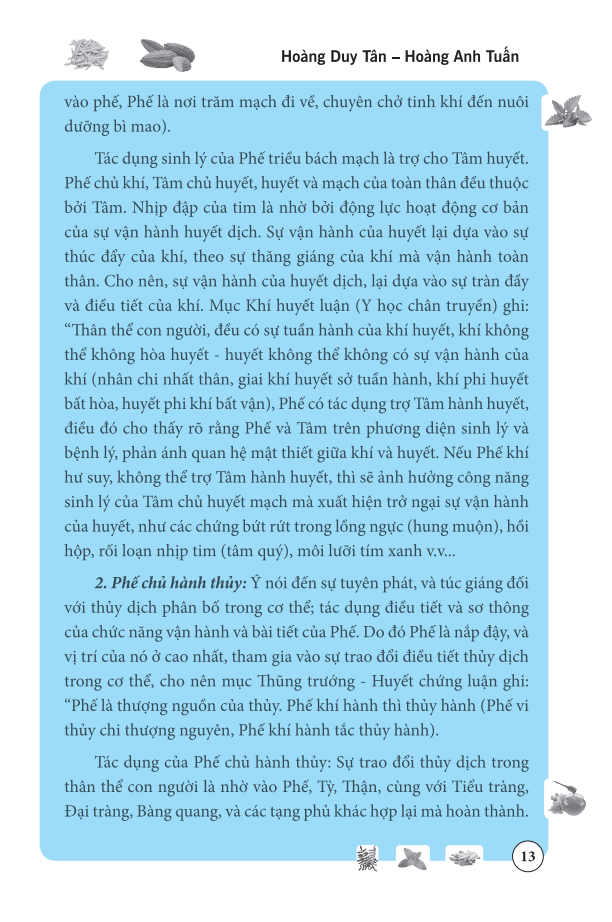 Sách Phế Đại Trường Trong Đông Y