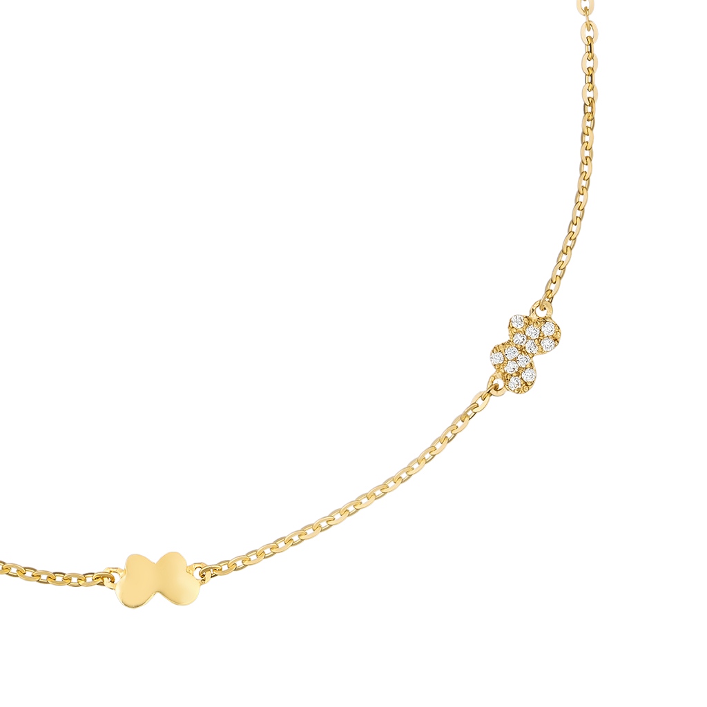 Lắc chân vàng 14k LCLF91 Huy Thanh Jewelry