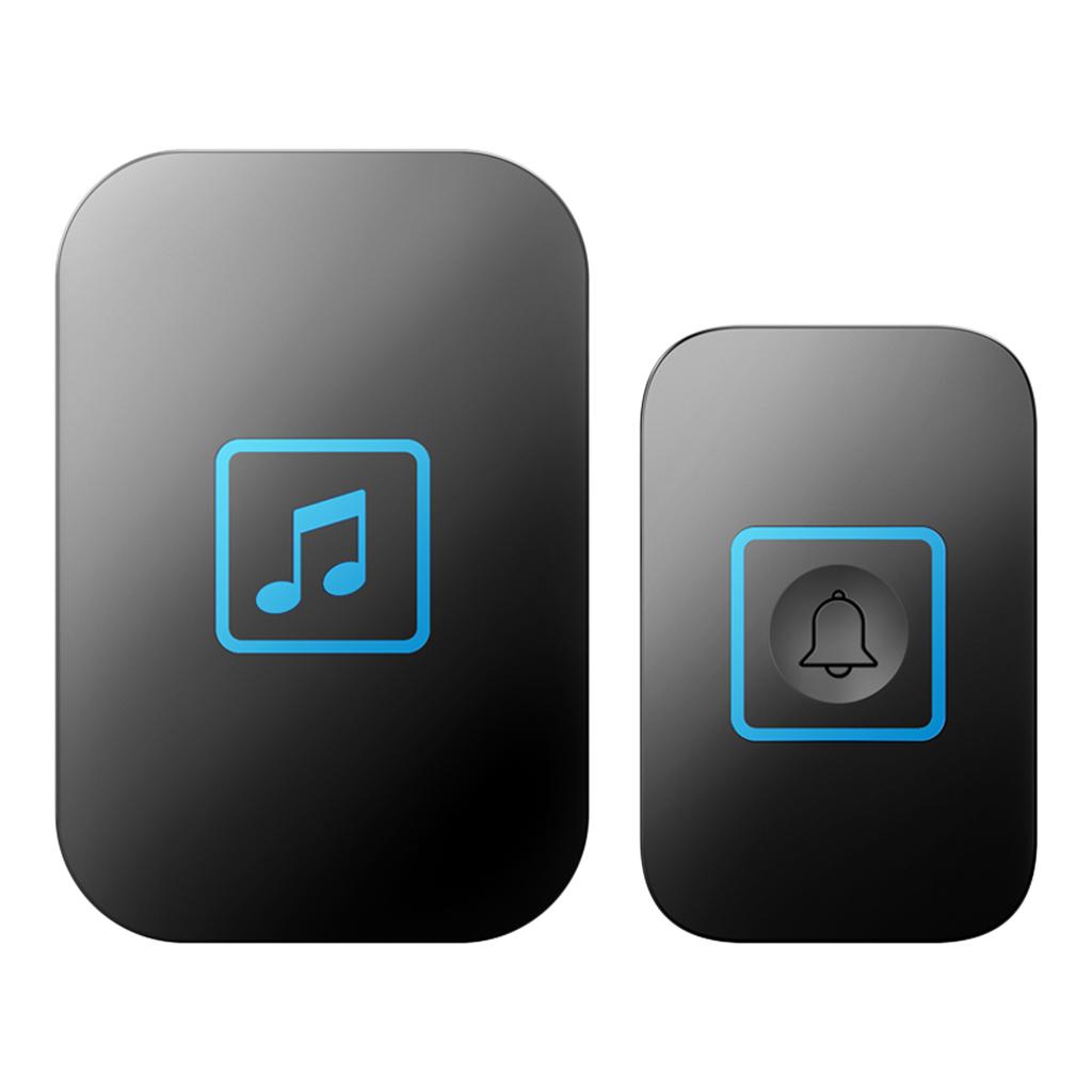 Wireless Chime Doorbell 60 Melodies 1 Transmitter+ 1 UK Plug-in Receiver