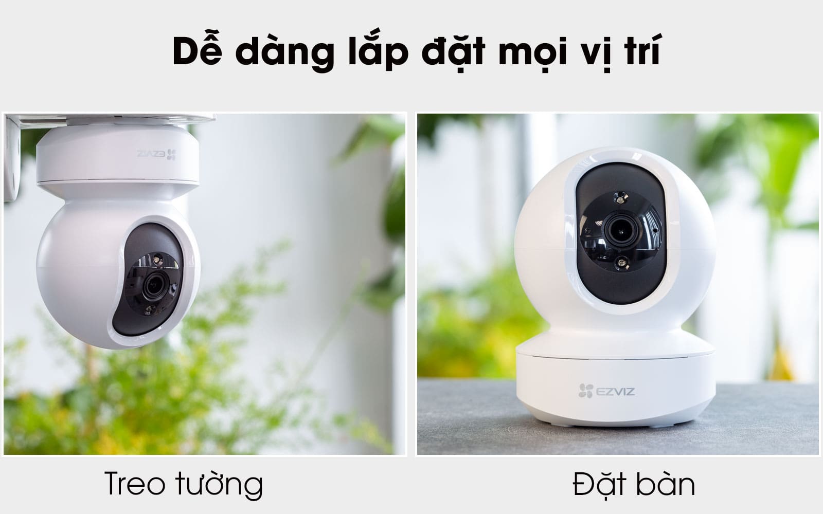 Camera IP Wifi 360 Độ 2.0MP Ezviz CS-TY1-B0-1G2WF (TY1 1080P)-hàng chính hãng