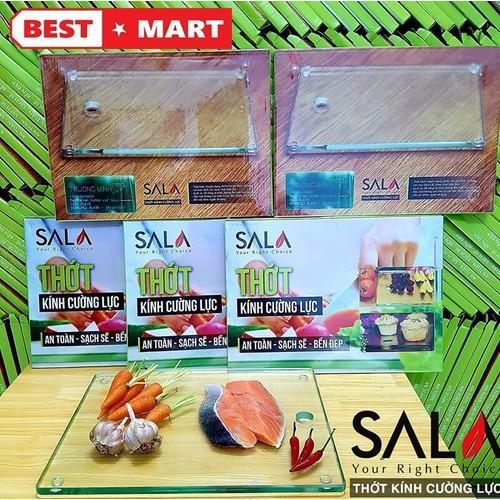 THỚT BẰNG KÍNH CƯỜNG LỰC 12 LY CỰC DÀY - CÓ 4 CHÂN HÚT CHẮC CHẮN AN TOÀN - DÙNG CẢ ĐỜI