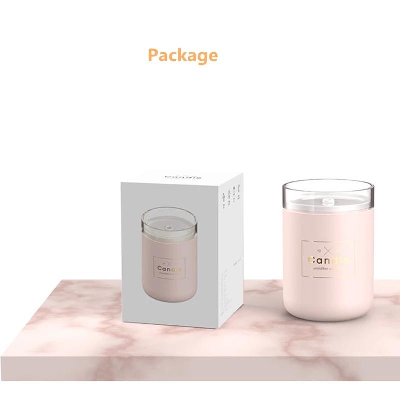 280ML Xông Siêu Âm Thanh Máy Tạo Độ Ẩm Không Khí Lãng Mạn USB Máy Khuếch Tán Tinh Dầu Xe Ô Tô Hương Anion Phun Sương Tạo Điện Cho Gia Đình