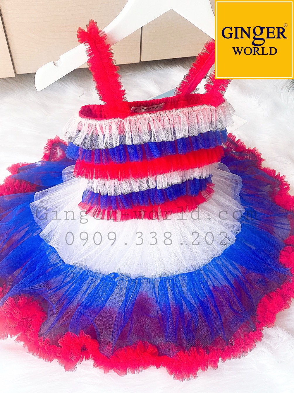 ĐẦM MÚA BALLET CHO BÉ PD363 GINGER WORLD