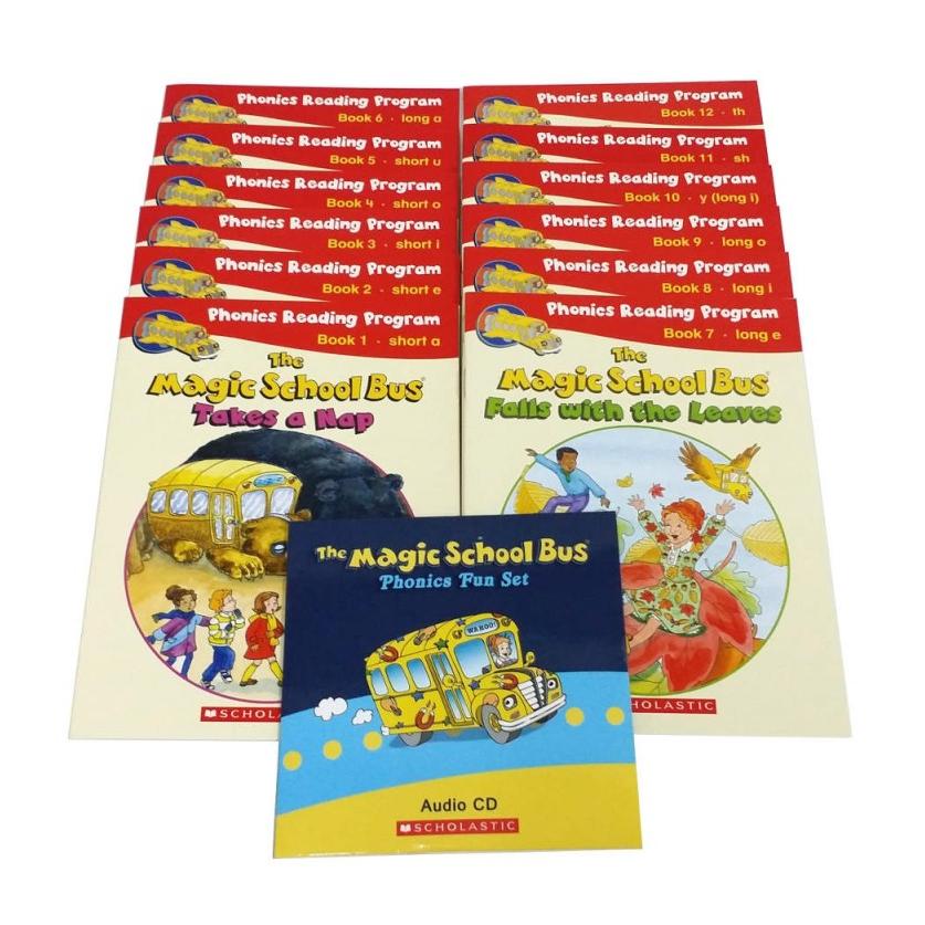 Magic School Bus Phonics Fun Set 12-Book (W/ Cd) - Chuyến Xe Khoa Học Kỳ Thú