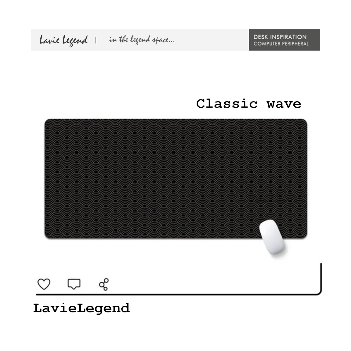 Tấm Lót Chuột Cỡ Lớn, Bàn Di Chuột Minimalism Desk Mat Pad Chuột Gaming Cỡ Lớn Lavie Legend 80x30,90x40