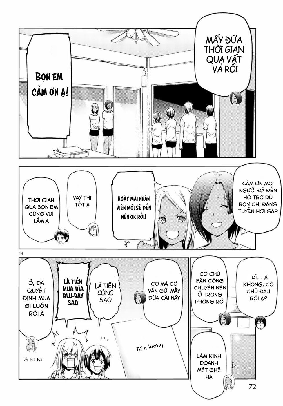 cô gái thích lặn - grand blue chapter 57 14