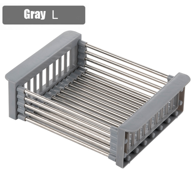 Phụ Kiện Nhà Bếp Có Thể Thu Vào Điện Giá Treo Bồn Rửa Bát Gác Rau Củ Quả Điện Rổ Giá Đựng Dụng Cụ