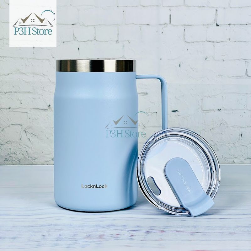 Ly giữ nhiệt Lock&amp;Lock Metro Mug 600ml bằng thép không gỉ ca , cốc LHC4282
