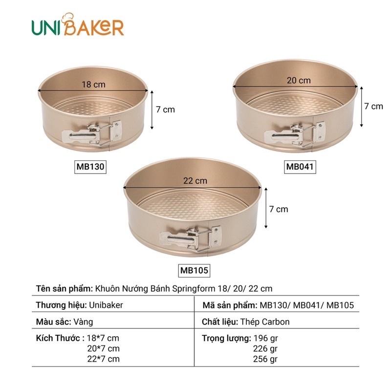 Khuôn Springfom có khoá cao cấp Unibaker