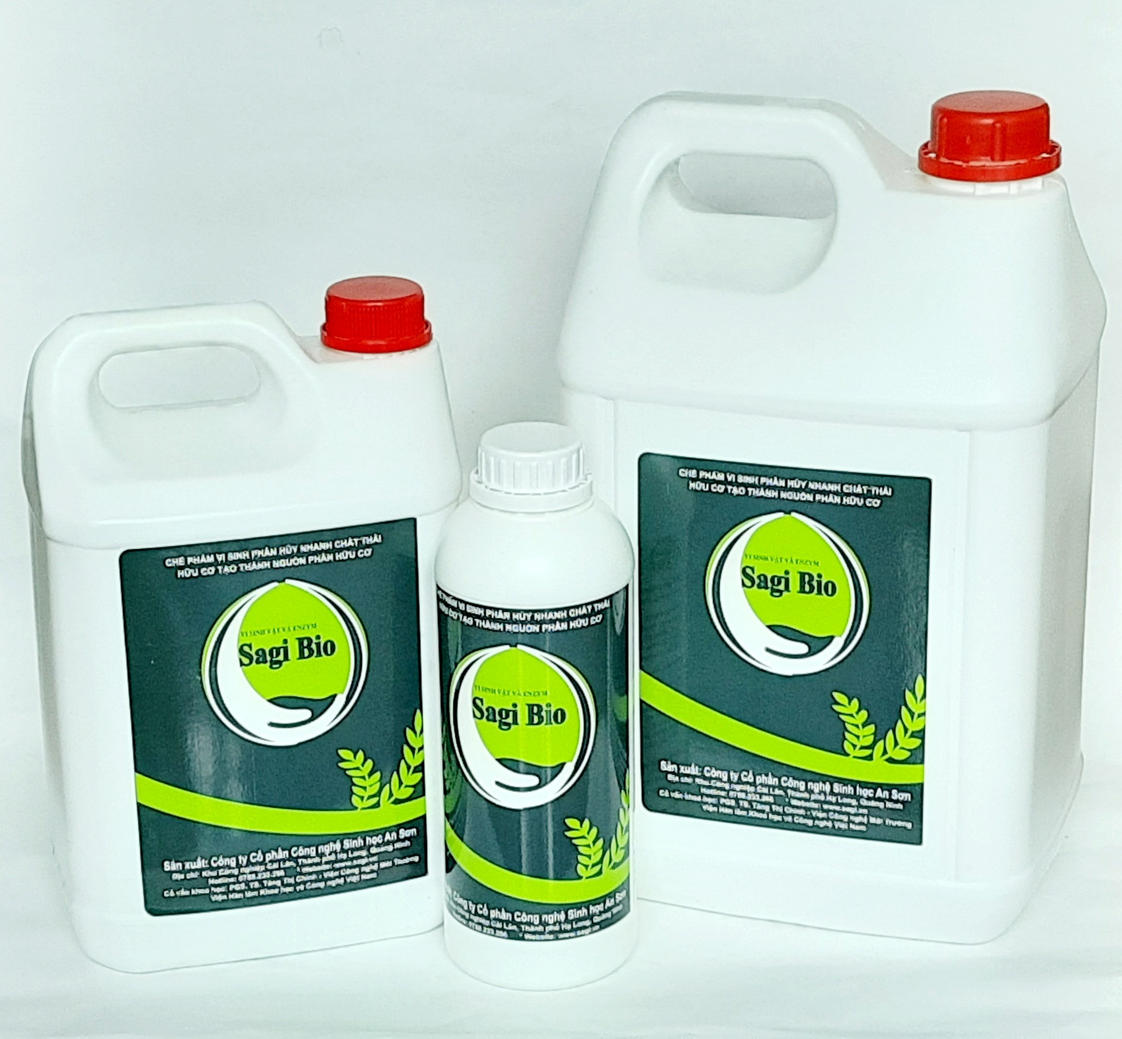 Chế phẩm sinh học ủ phân hữu cơ SagiBio - Can 5 lít