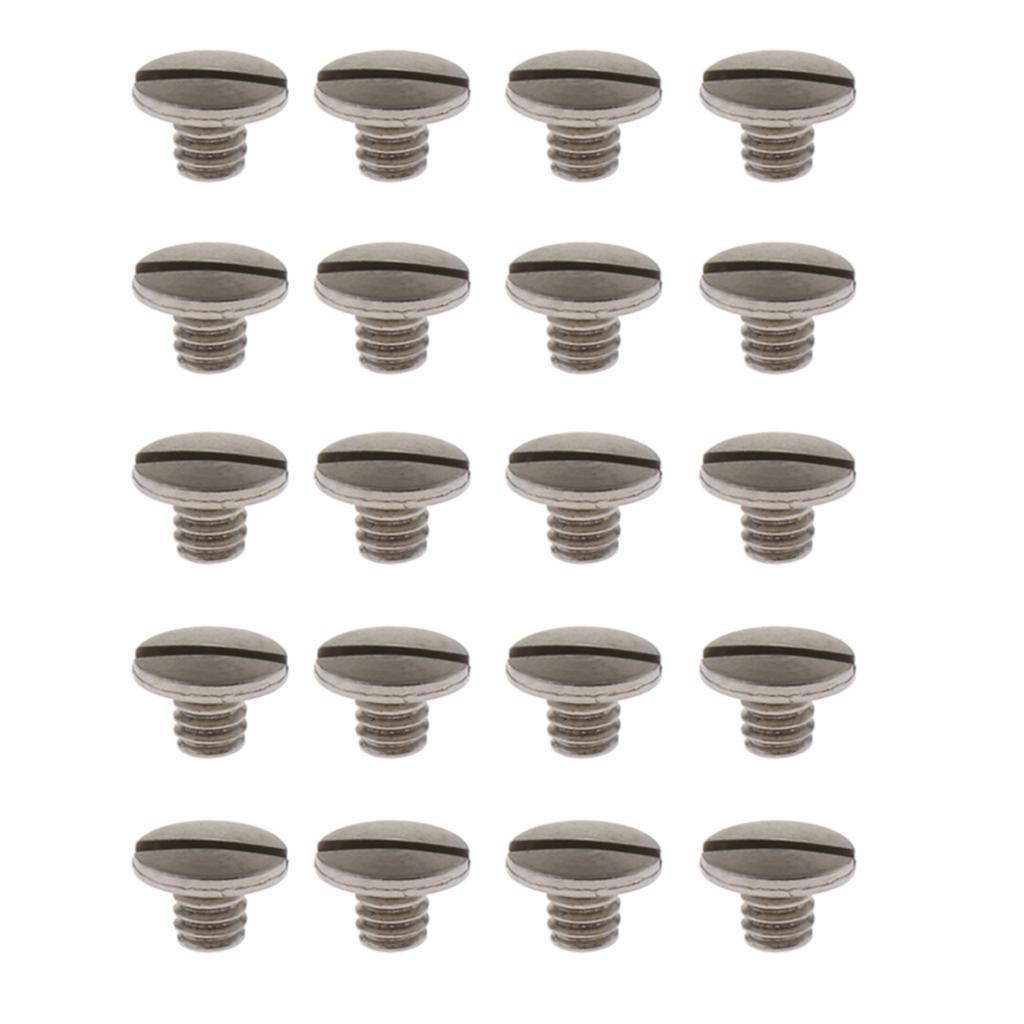 20 Pcs Flute Mounting Screws for Woodwind Repair Maintenance Parts