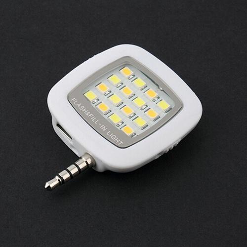 Đèn flash mini 16 bóng LED hỗ trợ chụp ảnh cho Android iPhone