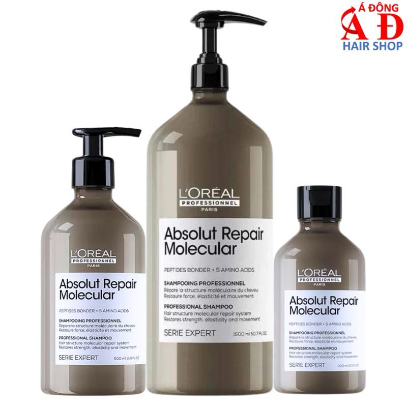 Dầu gội L'Oreal ARM Absolute Repair Molecular siêu phục hồi cấp phân tử Peptides