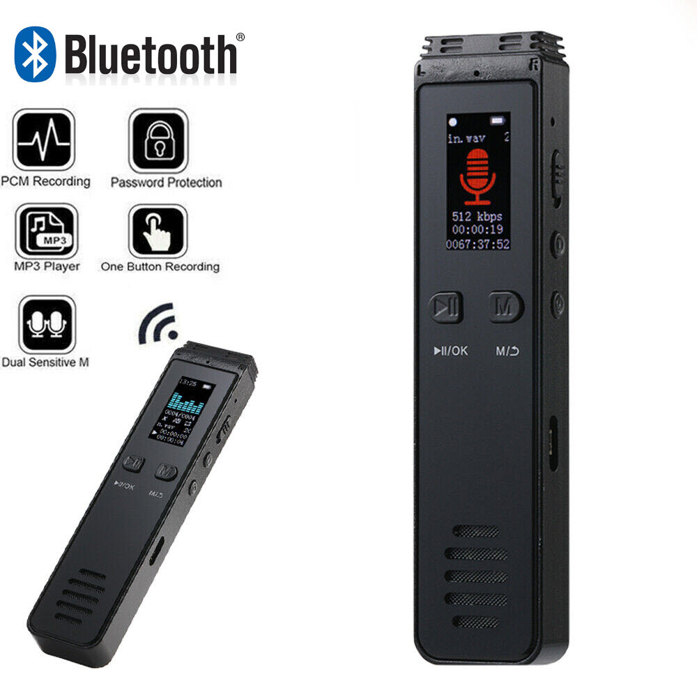 Quà Tặng Kèm - Máy Ghi Âm Chuyên Nghiệp GA996 Bộ Nhớ 32Gb Dung Lượng Pin 350mAh Có Loa Ngoài, Kết Nối Bluetooth, Đặt Mật Khẩu Bảo Vệ. Digital Voice Recorder Rechargeable Tape Dictaphone Recorder for Lectures, Meetings, Interviews With TFT Display