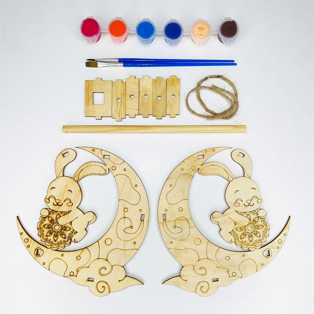 Lồng Đèn Sáng Tạo - Thỏ Con Bên Trăng - Giftbrand GB08