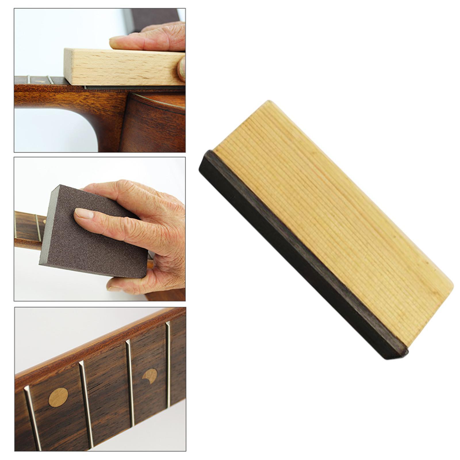 Rectangle Guitar Fret, Crowning files Fret File Dressing Tool Leveling Grinding for Luthier Tools