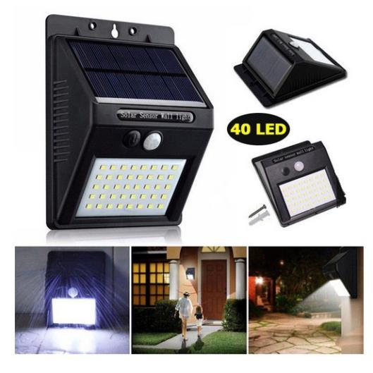 Đèn cảm biến hồng ngoại năng lượng mặt trời Solar Motion Sensor Light 20 led 40 led 100 led