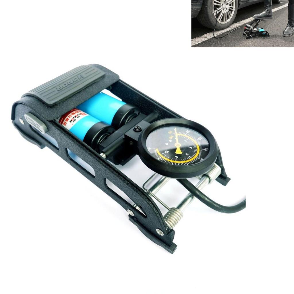 Bơm đạp chân đa năng 2 ống bơm