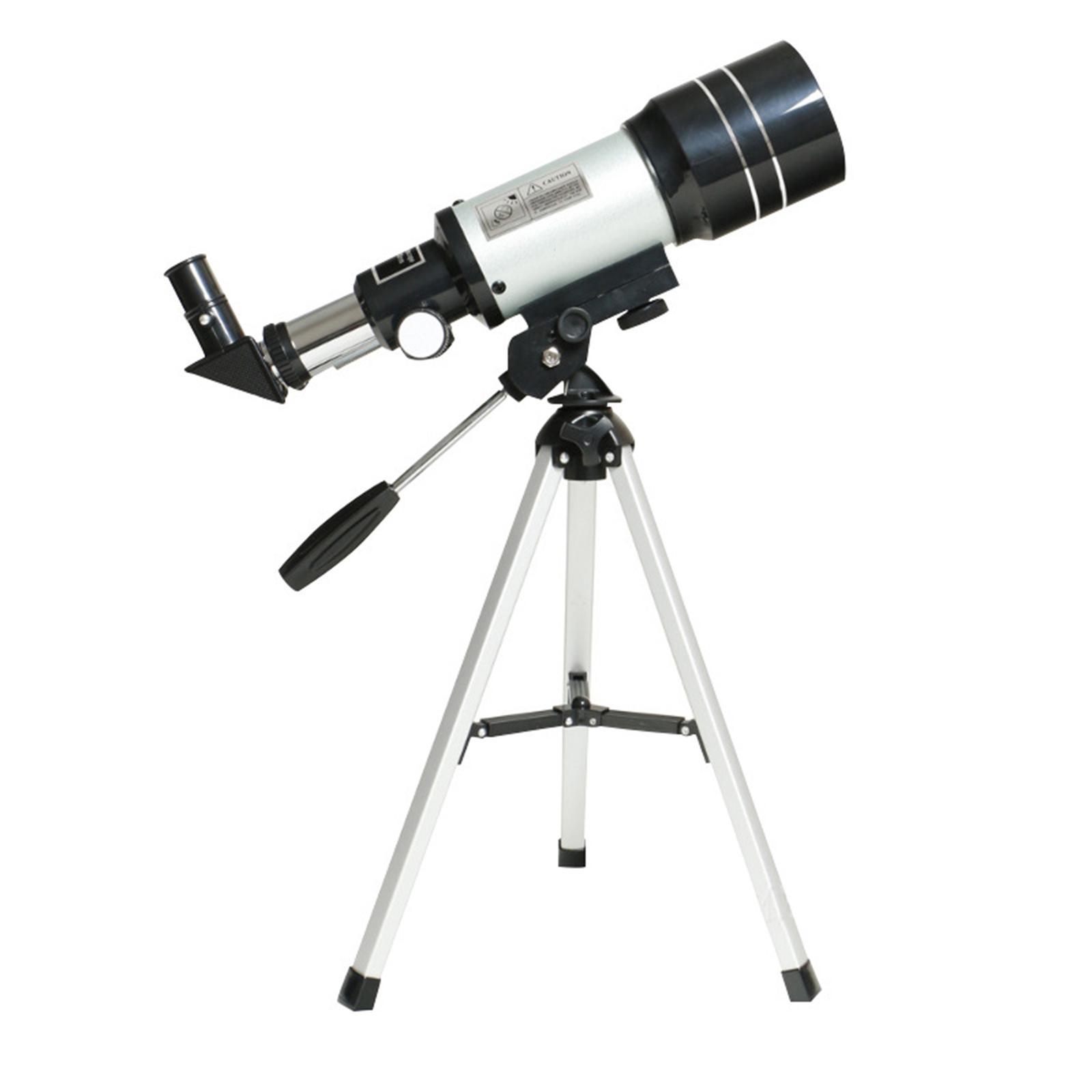Portable 70mm 300mm Telescope for Beginners Easily Install Astronomy Refractor Telescope ,to Observe Celestial Objects at Night Accessory