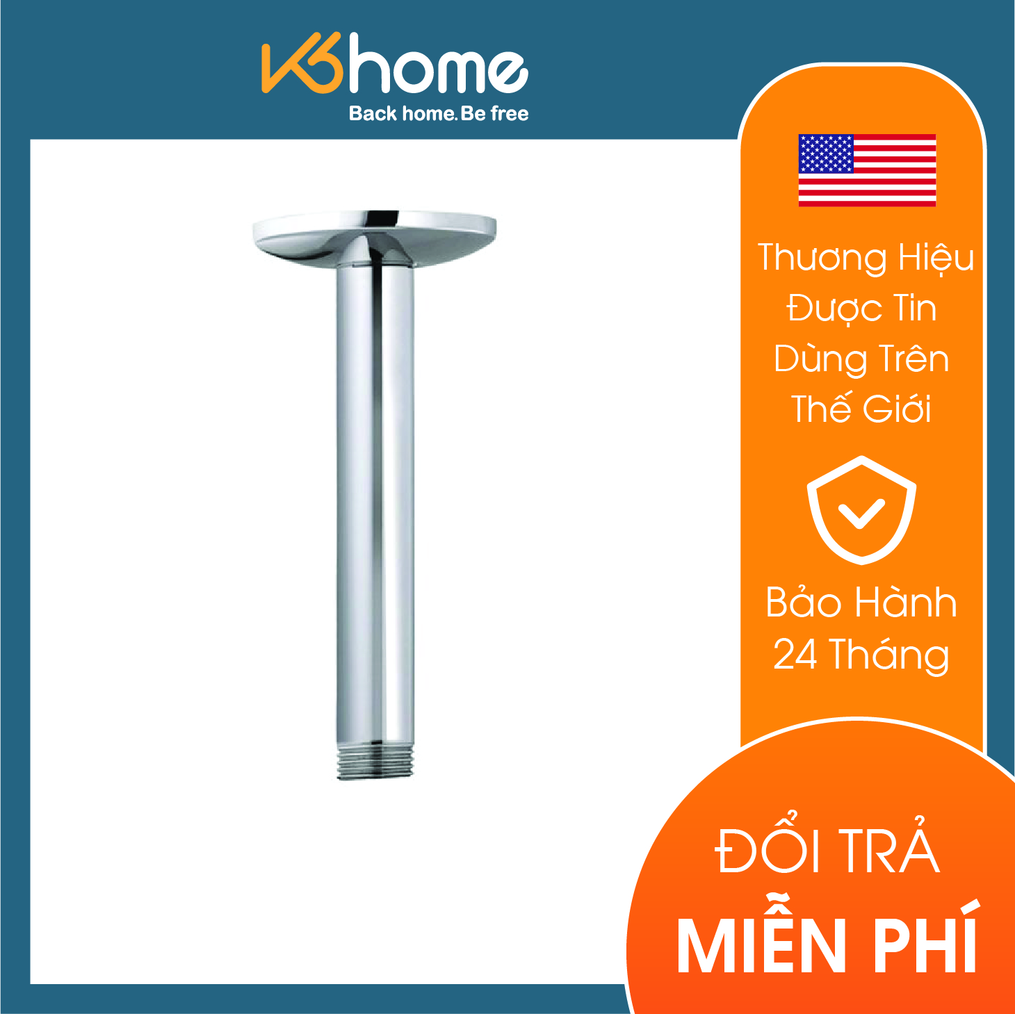 Cần sen tắm gắn trần Moen - 151153