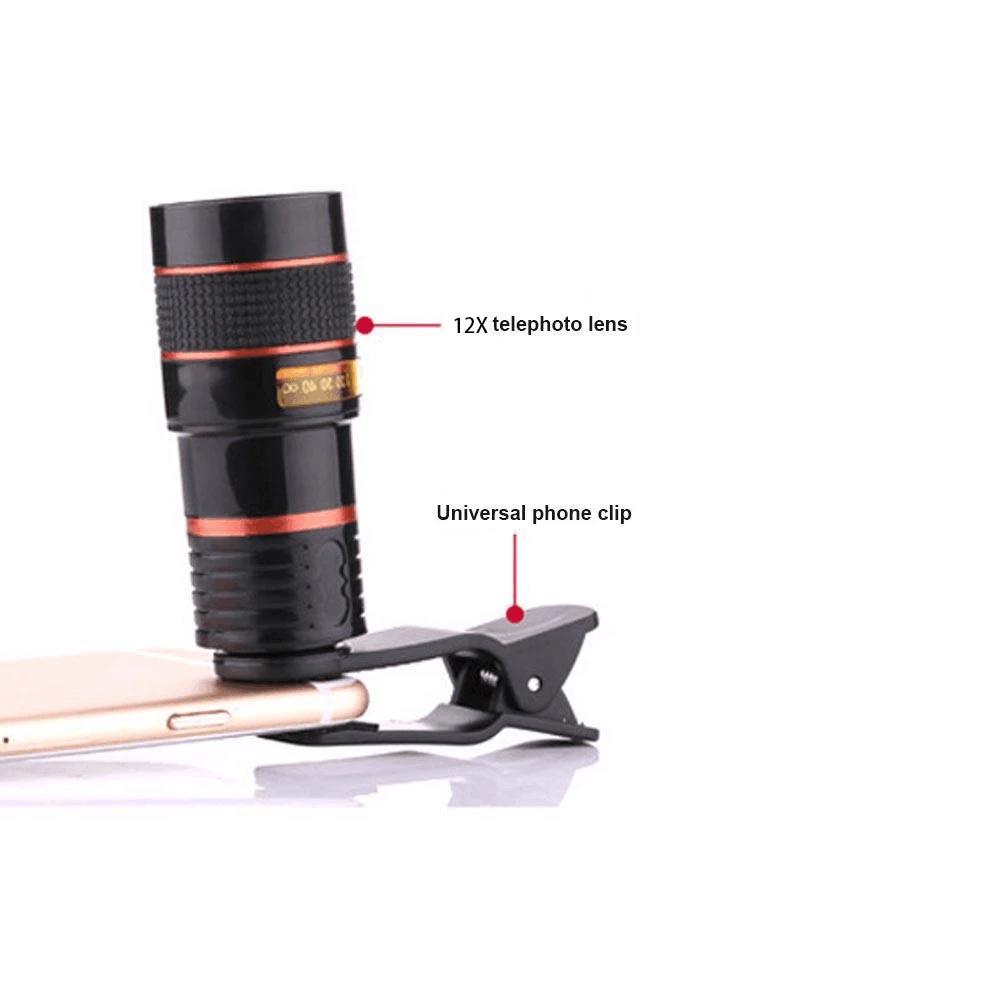 Ống Kính Phóng To 8X HD Không Vignetting Tám Lần Cho Điện Thoại Di Động