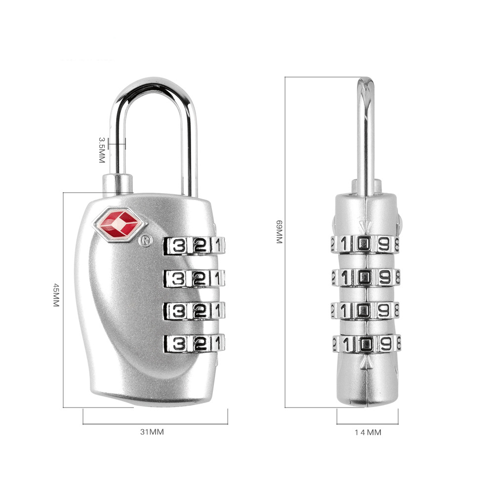 Khóa vali balo du lịch TSA 4 số