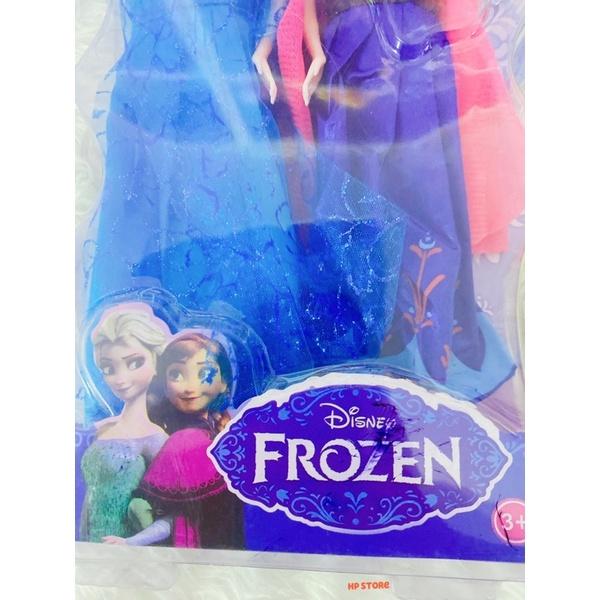 ️Hộp Bộ 2 Búp Bê Công Chúa Elsa, Anna Frozen Có 11 Khớp Nối Siêu Xinh Xắn Đồ Chơi Bé Gái