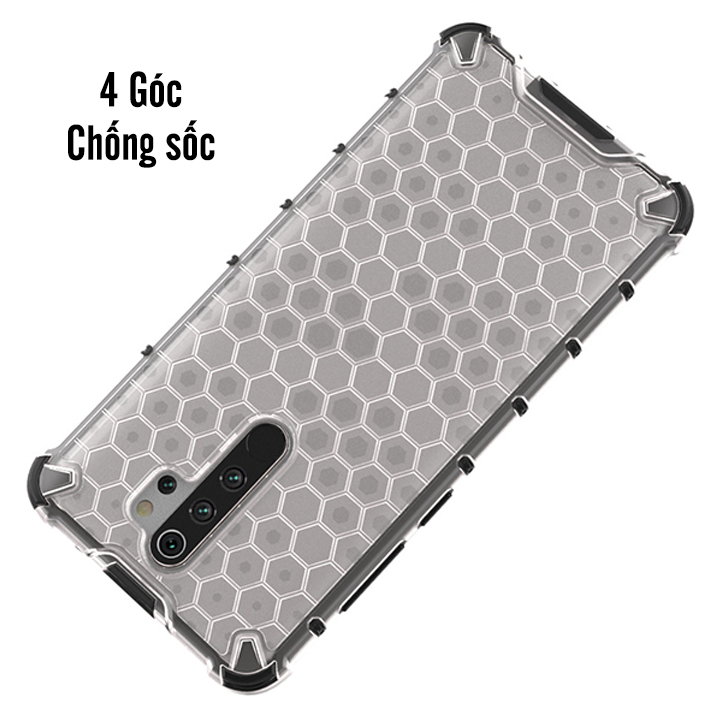 Ốp lưng cho Xiaomi Redmi Note 8 Pro trong màu Tổ Ong chống sốc