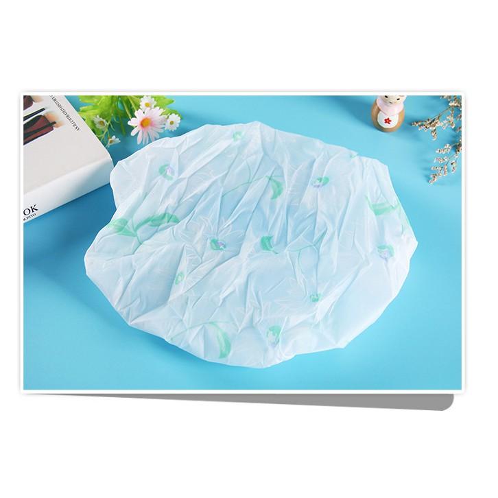 Mũ nilon trùm đầu khi tắm mầu ngẫu nhiên