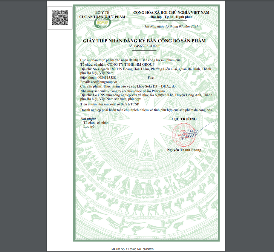 Bộ đôi ngủ ngon và bổ sung vitamin D3, DHA cho bé Soki Tium  + Soki D3 DHA