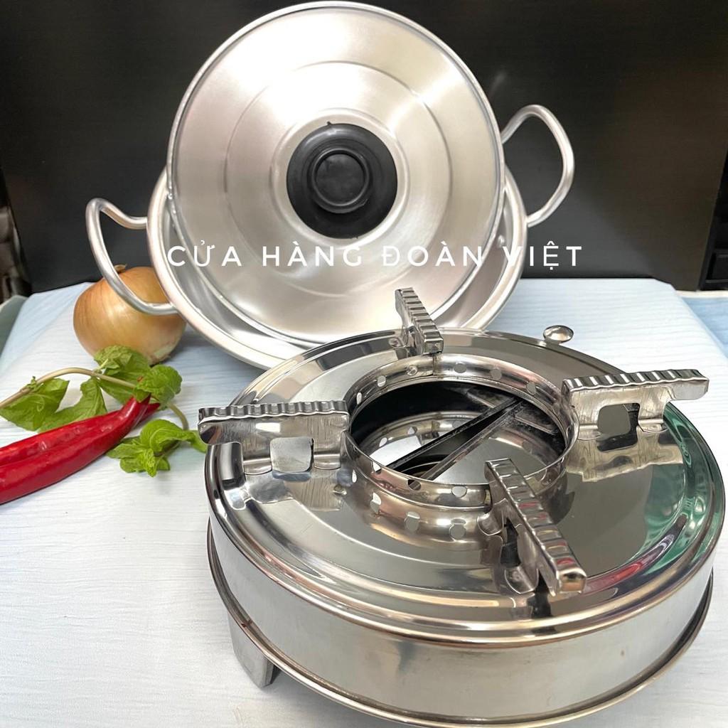 Bộ NỒI LẨU Nhôm/ BẾP CỒN Inox - Set Tiện Lợi. Phù hợp quán ăn nhà hàng. Đồ Gia Dụng nhà bếp pha chế làm bánh nguyên liệu