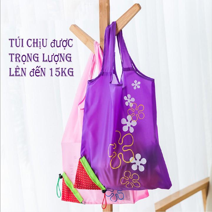 TÚI GẤP GỌN ĐI CHỢ HÌNH QUẢ DÂU SIÊU DỄ THƯƠNG 00288