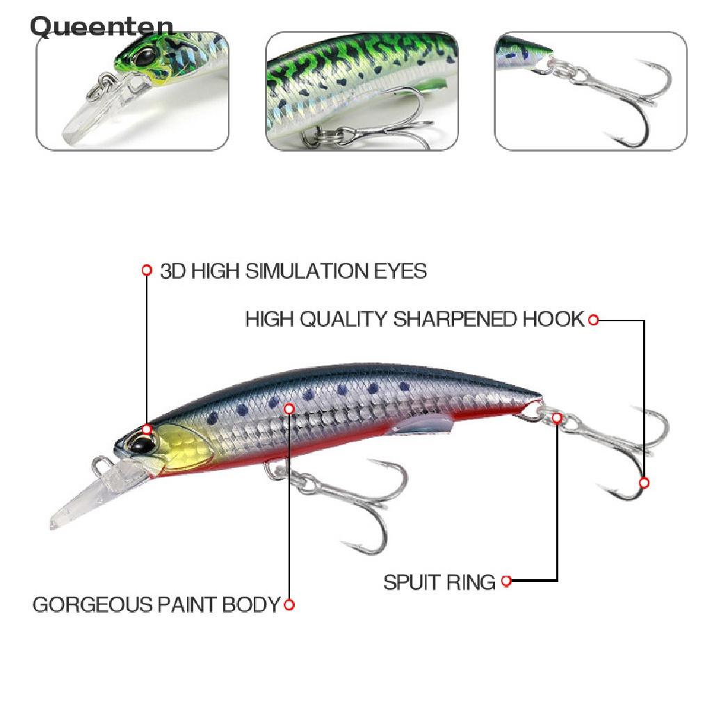 Queenten Minnow 90mm 40g fishing lures swimbait crankbait Sink bass deep diving lure bait QT