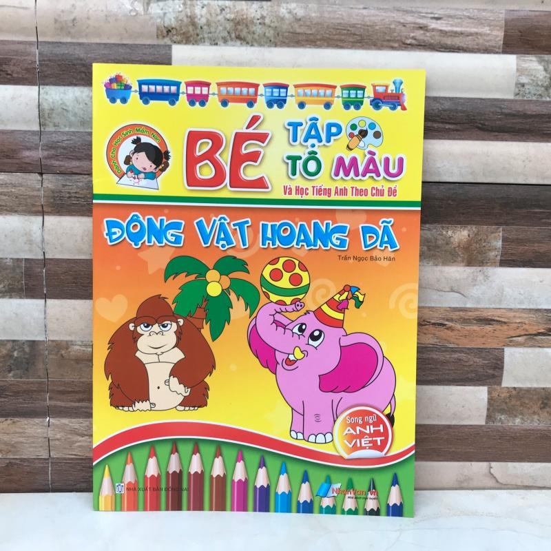 Bé tập tô màu theo các chủ đề